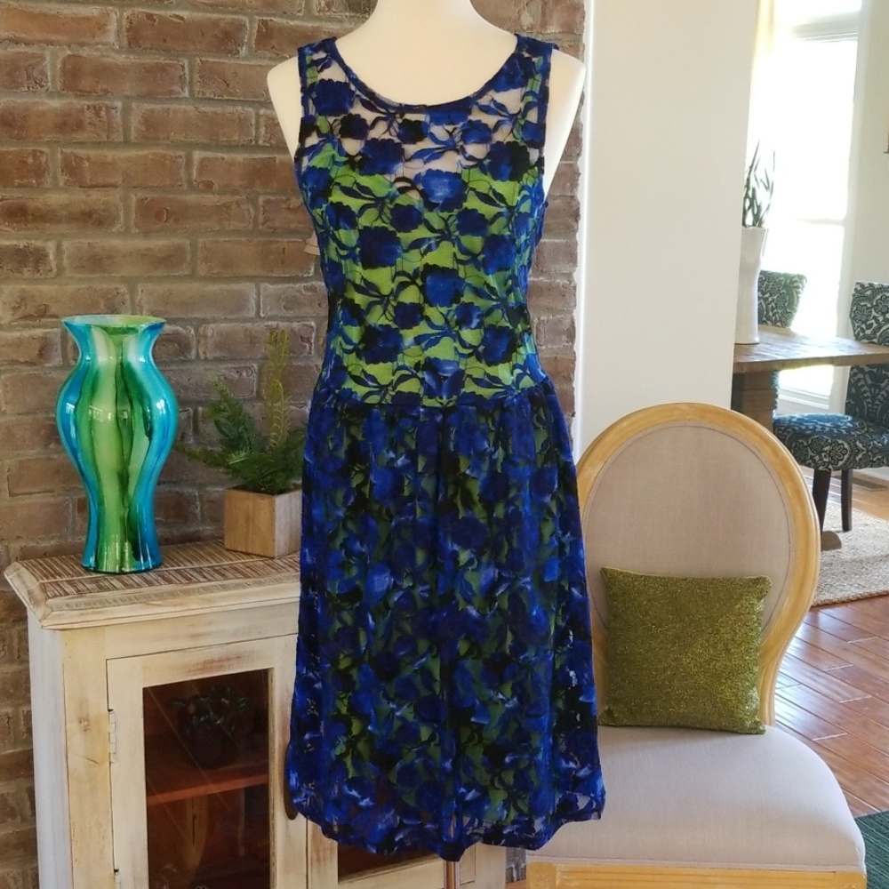 Cato Blue/green Dress